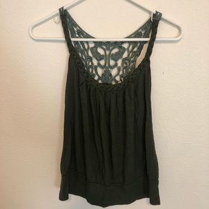 Delirious Los Angeles Small Green Tank Top